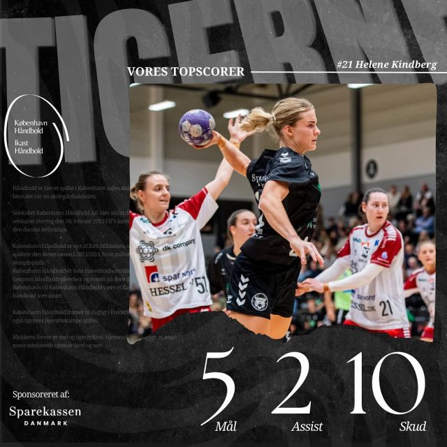 🐯🔥

Helene Kindberg løb med topscorertitlen endnu engang, og kan samtidig kvittere det med en udtagelse til det danske landshold 🙌🏼

#kbhbolddk #hovedstadenshåndboldhold #hovedstadensstærkeste #handball