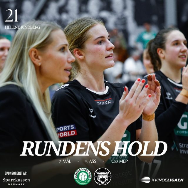 𝑹𝒖𝒏𝒅𝒆𝒏𝒔 𝒉𝒐𝒍𝒅

For anden runde i træk er Kindberg at finde på rundens hold, efter en tur forbi hendes gamle hjemmebane ⭐️

📸 @daneugenphotography 

#kbhbolddk #hovedstadenshåndboldhold #hovedstadensstærkeste #handball