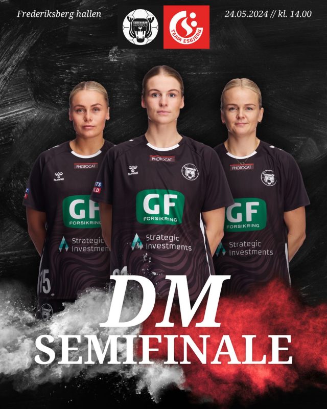 𝑫𝑴 - 𝒔𝒆𝒎𝒊𝒇𝒊𝒏𝒂𝒍𝒆

Efter 6 års tørke, står den igen på semifinale i Frederiksberg Hallerne.

1. semifinale er i Esbjerg på tirsdag kl. 18.30 i Blue Water Dokken, og 2. semifinale er på hjemmebane næste lørdag d. 24.05.

Billetsalget til kampen begynder i dag kl. 12.00. 🎟️

KOM SÅ KØBENHAVN! 

#kbhbolddk #hovedstadenshåndboldhold #hovedstadensstærkeste #handball