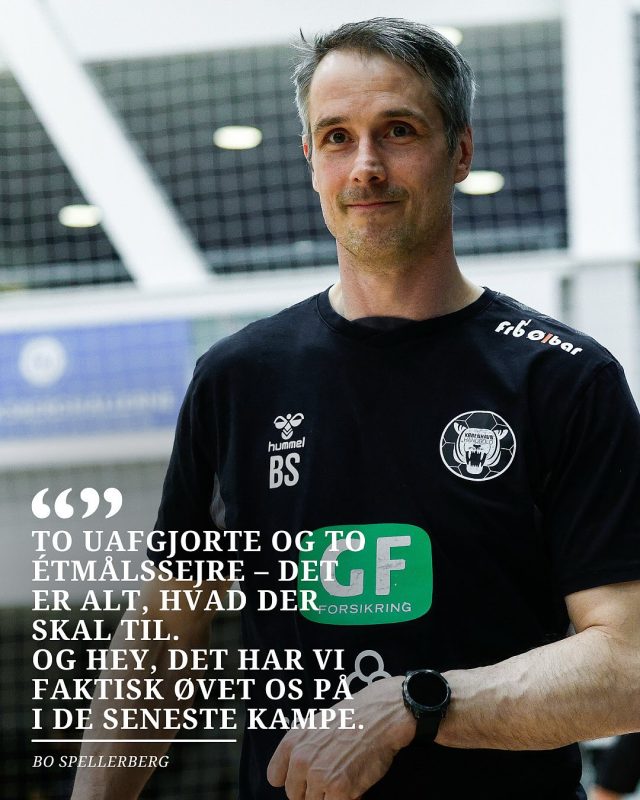 𝑶𝒑𝒕𝒂𝒌𝒕 

I aften går det løs i Blue Water Dokken mod Team Esbjerg.
Vi står foran vores første DM-semifinale i seks år – og vi er ikke kommet så langt for bare at være med.

⚠️ Esbjerg, pas på – vi har en toptunet Stine Jørgensen med. Hun dækker også op nu. Og vi har målmaskinen + assistdronningen med også. Klar til kamp.

Læs hele Bo Spellerbergs kampoptakt på hjemmesiden.

#kbhbolddk #hovedstadenshåndboldhold #hovedstadensstærkeste #handball